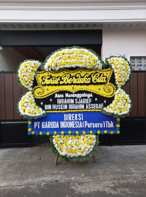 Papan Bunga Duka di Pasawahan